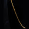 22 Carat Gold Plain Chain With Small Rectangle Links 8.43g by Mahita Collections